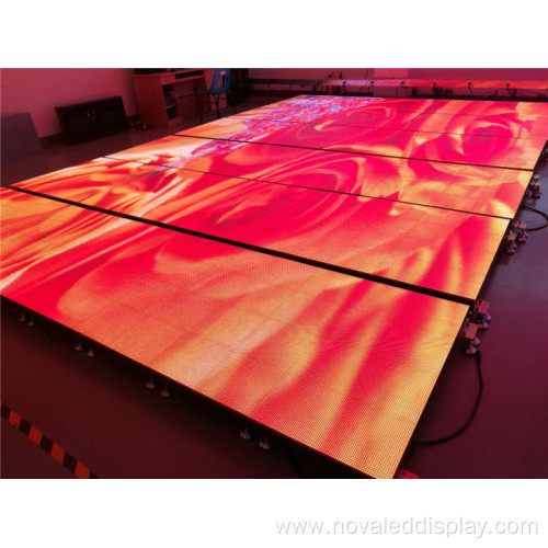 Pantalla LED de pista de baile interactiva para interiores P3.91